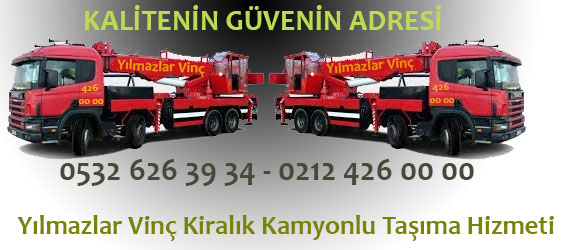 İstanbul kiralık vinç servisi
